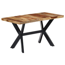 Indlæs billede til gallerivisning Tavolo da Pranzo 140x70x75 cm in Legno Massello di Sheesham