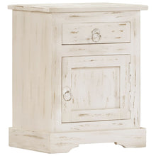 Load image into Gallery viewer, Mobiletto Bianco 40x30x50 cm in Legno Massello di Mango