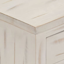 Load image into Gallery viewer, Mobiletto Bianco 40x30x50 cm in Legno Massello di Mango