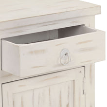 Load image into Gallery viewer, Mobiletto Bianco 40x30x50 cm in Legno Massello di Mango