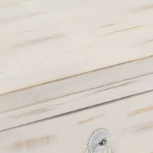 Load image into Gallery viewer, Mobiletto Bianco 40x30x50 cm in Legno Massello di Mango