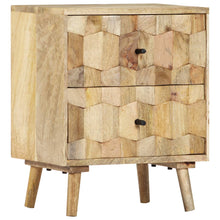 Load image into Gallery viewer, Mobiletto con cassetti 40x30x50 cm in Legno Massello di Mango