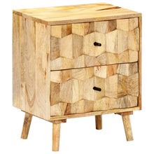 Load image into Gallery viewer, Mobiletto con cassetti 40x30x50 cm in Legno Massello di Mango