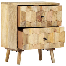 Load image into Gallery viewer, Mobiletto con cassetti 40x30x50 cm in Legno Massello di Mango