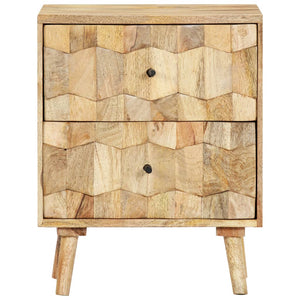Mobiletto con cassetti 40x30x50 cm in Legno Massello di Mango