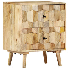 Load image into Gallery viewer, Mobiletto con cassetti 40x30x50 cm in Legno Massello di Mango