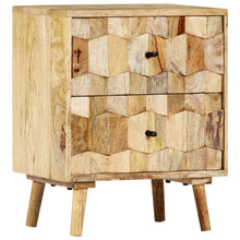 Load image into Gallery viewer, Mobiletto con cassetti 40x30x50 cm in Legno Massello di Mango