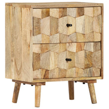 Load image into Gallery viewer, Mobiletto con cassetti 40x30x50 cm in Legno Massello di Mango