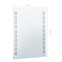 Laden Sie das Bild in den Galerie-Viewer, Specchio da Parete a LED per Bagno 60x80 cm