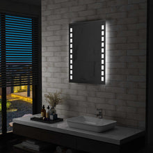 Laden Sie das Bild in den Galerie-Viewer, Specchio da Parete a LED per Bagno 60x80 cm