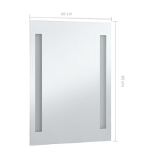 Laden Sie das Bild in den Galerie-Viewer, Specchio da Parete a LED per Bagno 60x80 cm