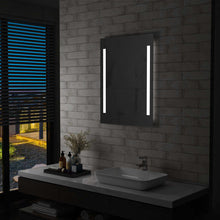 Laden Sie das Bild in den Galerie-Viewer, Specchio da Parete a LED per Bagno 60x80 cm