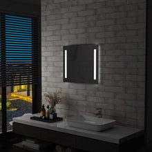 Laden Sie das Bild in den Galerie-Viewer, Specchio da Parete a LED per Bagno 60x50 cm