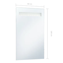 Load image into Gallery viewer, Specchio da Parete a LED per Bagno 60x100 cm