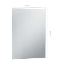 Laden Sie das Bild in den Galerie-Viewer, Specchio da Parete a LED per Bagno 60x80 cm