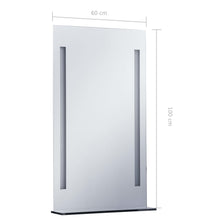 Laden Sie das Bild in den Galerie-Viewer, Specchio da Parete a LED per Bagno con Ripiano 60x100 cm