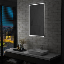 Laden Sie das Bild in den Galerie-Viewer, Specchio da Parete a LED per Bagno 60x100 cm