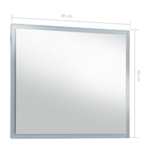 Laden Sie das Bild in den Galerie-Viewer, Specchio da Parete a LED per Bagno 80x60 cm
