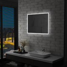 Laden Sie das Bild in den Galerie-Viewer, Specchio da Parete a LED per Bagno 80x60 cm