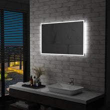 Laden Sie das Bild in den Galerie-Viewer, Specchio da Parete a LED per Bagno 100x60 cm