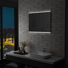 Laden Sie das Bild in den Galerie-Viewer, Specchio LED da Bagno con Sensore Tattile 80x60 cm