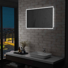 Laden Sie das Bild in den Galerie-Viewer, Specchio LED da Bagno con Sensore Tattile 100x60 cm