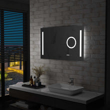 Laden Sie das Bild in den Galerie-Viewer, Specchio LED da Bagno con Sensore Tattile 100x60 cm