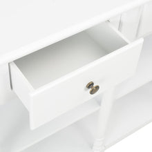 Load image into Gallery viewer, Tavolo Consolle Bianco 120x30x76 cm in MDF