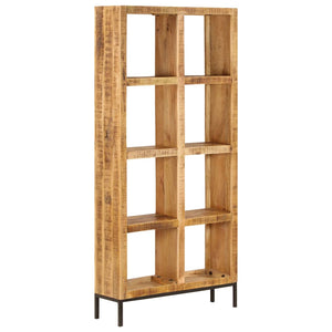 Libreria 80x25x175 cm in Legno Massello di Mango