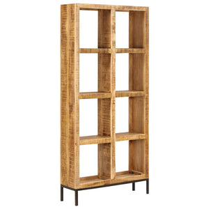 Libreria 80x25x175 cm in Legno Massello di Mango