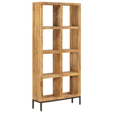 Load image into Gallery viewer, Libreria 80x25x175 cm in Legno Massello di Mango