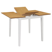 Indlæs billede til gallerivisning Tavolo da Pranzo Estensibile Bianco (80-120)x80x74 cm in MDF
