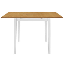 Indlæs billede til gallerivisning Tavolo da Pranzo Estensibile Bianco (80-120)x80x74 cm in MDF