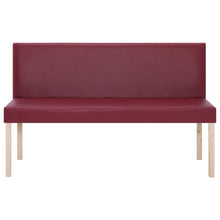 Load image into Gallery viewer, Divanetto 139,5 cm Rosso Vino in Similpelle
