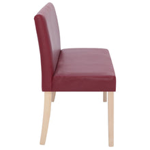 Load image into Gallery viewer, Divanetto 139,5 cm Rosso Vino in Similpelle