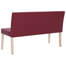 Load image into Gallery viewer, Divanetto 139,5 cm Rosso Vino in Similpelle