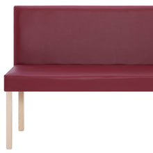 Load image into Gallery viewer, Divanetto 139,5 cm Rosso Vino in Similpelle