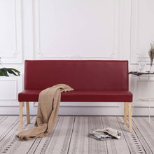 Load image into Gallery viewer, Divanetto 139,5 cm Rosso Vino in Similpelle