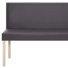 Load image into Gallery viewer, Divanetto 139,5 cm Grigia in Similpelle