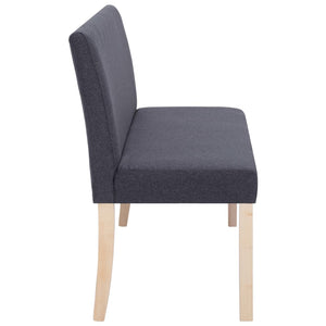 Divanetto 139,5 cm Grigio Scuro in Poliestere