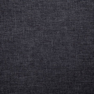 Divanetto 139,5 cm Grigio Scuro in Poliestere