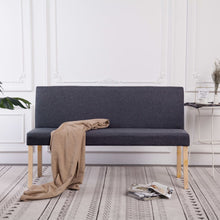 Load image into Gallery viewer, Divanetto 139,5 cm Grigio Scuro in Poliestere
