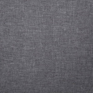 Divanetto 139,5 cm Grigio Chiaro in Poliestere