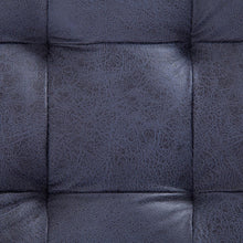 Load image into Gallery viewer, Cassapanca Pouf 87,5 cm Grigia in Similpelle Scamosciata