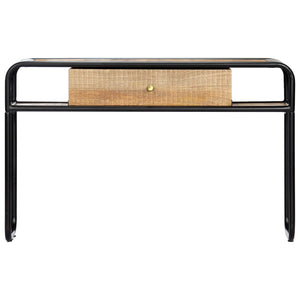 Mobiletto Consolle 118x30x75 cm in Legno Massello di Mango