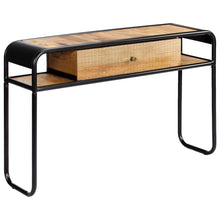 Load image into Gallery viewer, Mobiletto Consolle 118x30x75 cm in Legno Massello di Mango