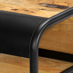 Mobiletto Consolle 118x30x75 cm in Legno Massello di Mango