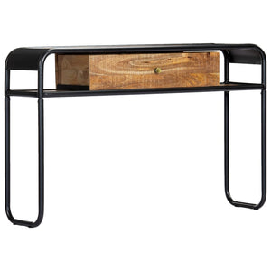 Mobiletto Consolle 118x30x75 cm in Legno Massello di Mango