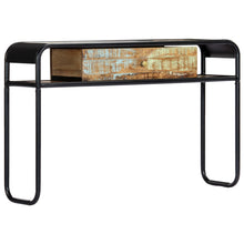 Load image into Gallery viewer, Mobiletto Consolle 118x30x75 cm in Legno Massello di Recupero