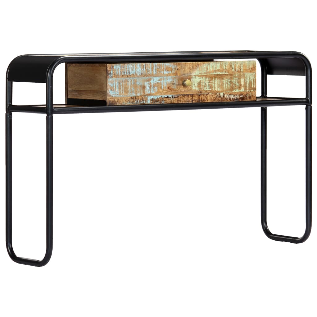 Mobiletto Consolle 118x30x75 cm in Legno Massello di Recupero